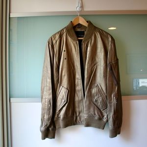 Kenneth Cole Leather Jacket - large